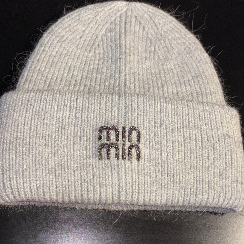 Gray Knit Beanie